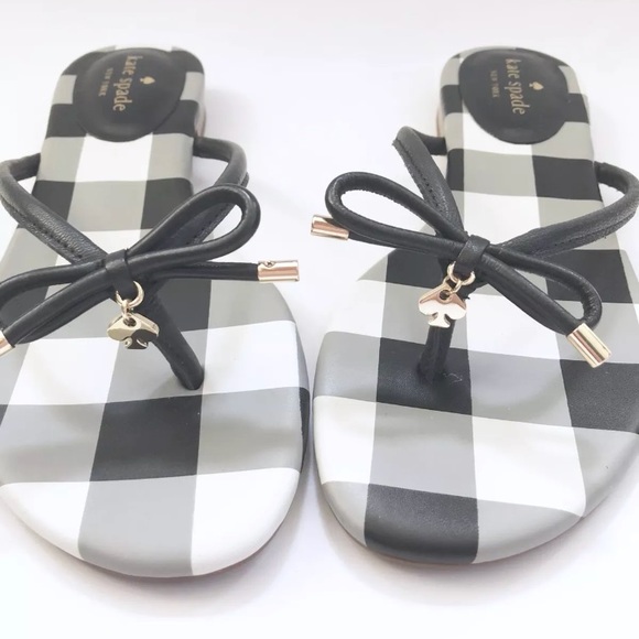 ❌SOLD❌ KATE SPADE ♠️ Sz 8.5 Mistic Plaid Flip Flop - Picture 5 of 6